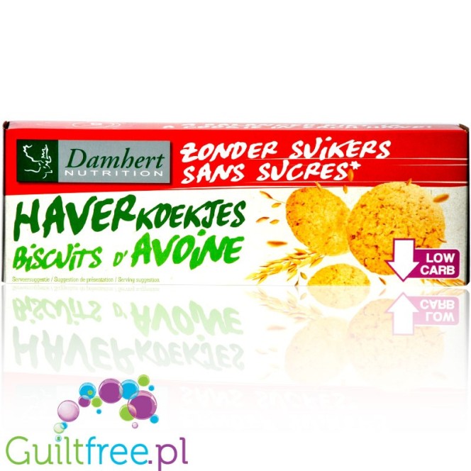 Damhert low-carb oatmeal cookies without sugar