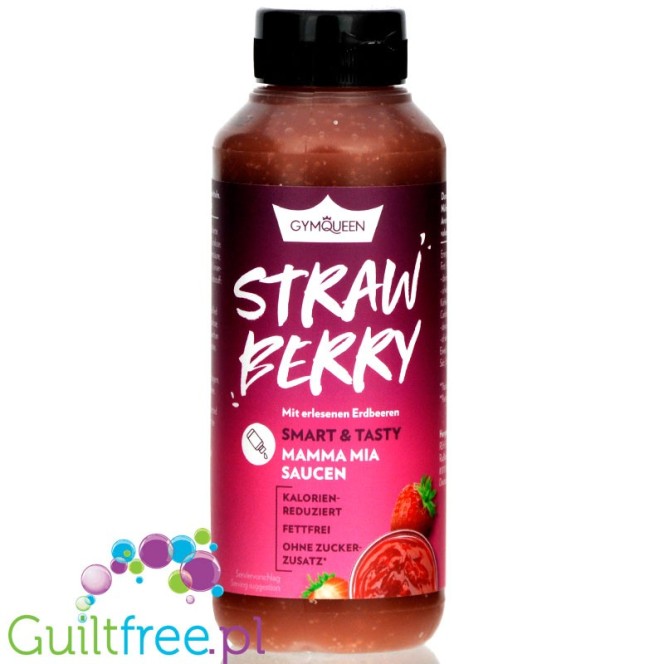 GymQueen Mamma Mia Strawberry Sensation - zero calorie strawberry sauce