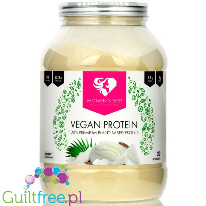 Women's Best Vegan Protein Coconut - wegańska kokosowa odżywka białkowa