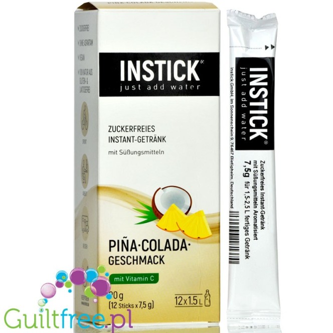 InStick Pina Colada - rozpuszczalna saszetka smakowa do napoi bez cukru