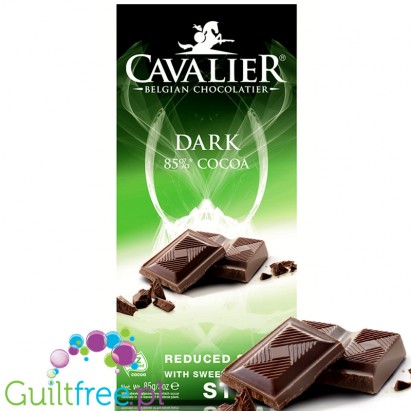 Cavalier Stevia Dark Chocolate - czekolada deserowa bez dodatku cukru