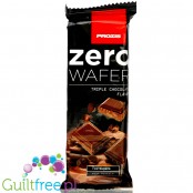 Prozis Zero Wafer Triple Chocolate - wafelek bez dodatku cukru w ciemnej czekoladzie z proteinowym kremem czekoladowym