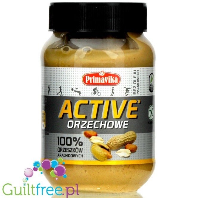 Primavika Active 100% peanut butter no palm oil