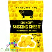 Serious Pig Crunchy Snacking Cheese - chrupiąca keto przekąska z sera Quattrocento, zero węglowodanów