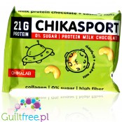 ChikaLab ChikaSport czekolada proteinowa bez cukru z nerkowcami 100 g