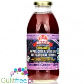 Bragg Drink Concord Grape & Açaí - napój z organicznym octem jabłkowym, winogronami i acai, słodzony stewią