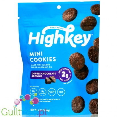 HighKey Snacks, Keto Brownie Bites, Chocolate