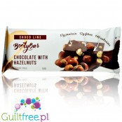 Booty Bar Chocolate & Hazelnut - protein bar 17g of protein & 142kcal