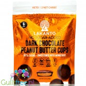 Lakanto Dark Chocolate Peanut Butter Cups - keto miseczki z ciemnej czekolady z masłem orzechowym