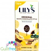 Lily's Sweets White Chocolate - keto biała czekolada bez cukru ze stewią i erytrolem