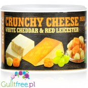 MixIt Crunchy Cheese White Cheddar & Red Leicester 70g - mieszanka chrupiących serów bez węglowodanów