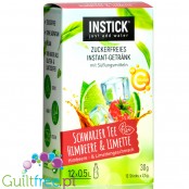 INSTICK Black Tea Raspberry & Lime sugar free instant drink