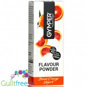 Gymper Flavor Powder Blood Orange & Yoghurt - soluble flavoring sachets for desserts and sugar-free drinks