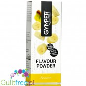 Gymper Flavour Powder Banane - rozpuszczalne saszetki aromatyzujące do deserów i napoi bez cukru