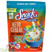 Snack House Cereal, Fruity Rubbles - keto płatki śniadaniowe z WPI