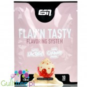 ESN Flav'N'Tasty Strawberry White Chocolate - słodzony aromat w proszku, Biała Czekolada & Truskawki 