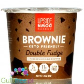Upside Down Bakery Keto Friendly Microwaveable Brownie Cup, Double Fudge