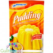Komet, sugar free and sweetners free Peach & Passion Fruit instant pudding