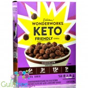 WonderWorks, Keto Cereal, Chocolate - keto płatki śniadaniowe bez cukru