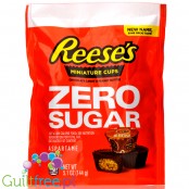 Reese's Zero Sugar 144g - miseczki czekoladowe z masłem orzechowym bez cukru