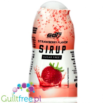 Got7 Squeeze Syrup Strawberry - skoncentrowane krople smakowe do wody bez cukru