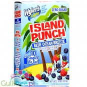 Wyler's Island Punch Blue Ocean Breeze - saszetki smakowe do wody bez cukru i kcal, smak Niebieska Malina