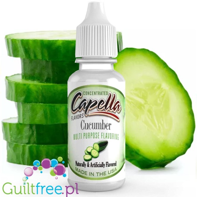 Capella Cucumber - skoncentrowany aromat świeżego ogórka bez cukru i bez tłuszczu