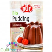 RUF Bio Chocolate Pudding, bezglutenowy budyń czekoladowy bez cukru i słodzików 