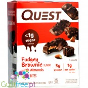 Quest Candy Bites, Fudgey Brownie Almonds - keto czekoladki z migdałami, Box 8 SZT