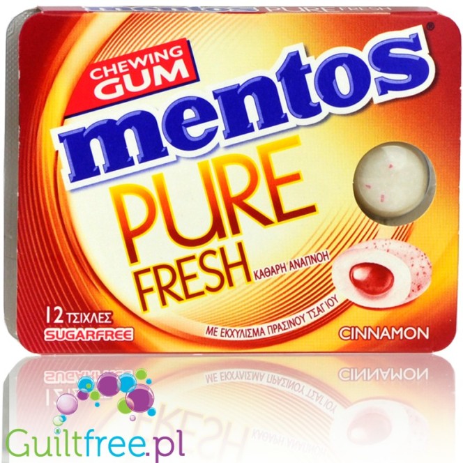 Mentos Pure Fresh Cinnamon Chewing Gum
