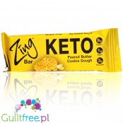 Zing Keto Bar, Peanut Butter Cookie Dough - bezglutenowy keto baton z MCT 200kcal