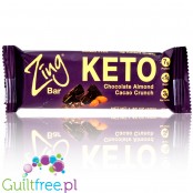 Zing Bars Keto Bar, Chocolate Almond Cacao Crunch