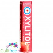 Lotte Xylitol Peach Gum, sugar free chewing um, 14 dragees