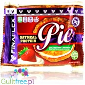 Finaflex Oatmeal Protein Pie Strawberry Cream - owsiane ciacho z proteinowym kremem truskawkowym