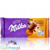Milka Unser Kindheit (CHEAT MEAL) - mleczna czekolada z karmelem, ciasteczkami i nutą szarlotki