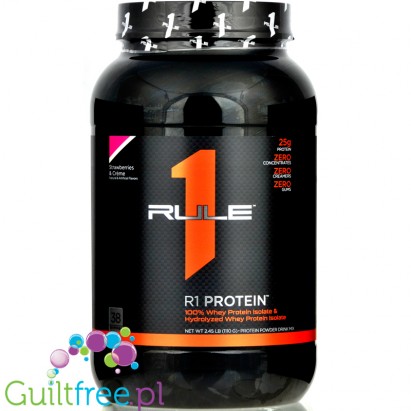 Rule1 R1 Protein Orange Dreamsicle - beztłuszczowa odżywka białkowa WPI & WPH, 1,13KG