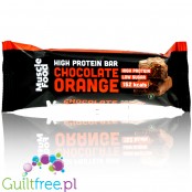 MuscleFood Chocolate Orange 152kcal - niskocukrowy baton proteinowy 15g białka