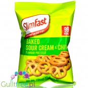 Slimfast Pretzel Sour Cream - precelki śmietankowo-szczypiorkowe 99kcal