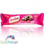 Slimfast Meal Bar Rocky Road - baton białkowy z witaminami, Mleczna Czekolada & Marshmallow