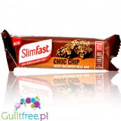 Slimfast Meal Bar Choc Chip - protein bar with vitamins, Milk Chocolate & Chocolate Chunks