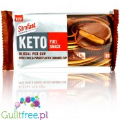 Slimfast Keto Peanut Buttercups Salted Caramel 28g