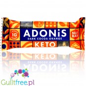 Adonis Keto Dark Cocoa Orange - wegański keto baton 1g cukru