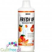 Weider Fresh Up Mango & Grapefruit 1L, low carb vitamin drink concentrate