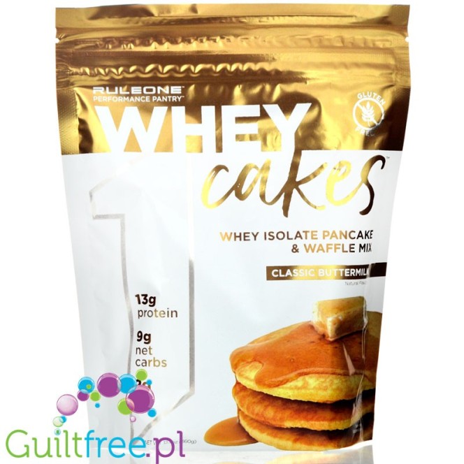 Rule1 R1 Performance Pantry Whey Cakes, Classic Buttermilk, WPI pancake & waffle mix