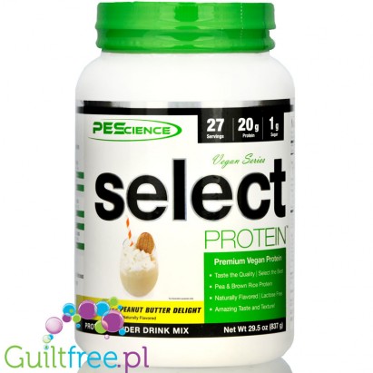 Select Protein Vegan Series, Peanut Butter Delight - 837 grams 