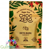 Choc Zero Keto Bark, Milk Chocolate & Hazelnuts - mleczna czekolada bez cukru z orzechami laskowymi