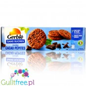 Gerblé Cookie Cacao Pépites - kruche ciastka z czekoladą bez dodatku cukru i bez oleju palmowego