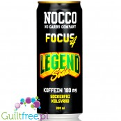 NOCCO Focus Legend Soda - napój energetyczny bez cukru z kofeiną, witaminami B i ekstraktem zielonej herbaty