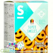 Sweet Switch Super Smiles - uśmiechnięte wegańskie keto ciastka bez cukru z czekoladą i orzechami