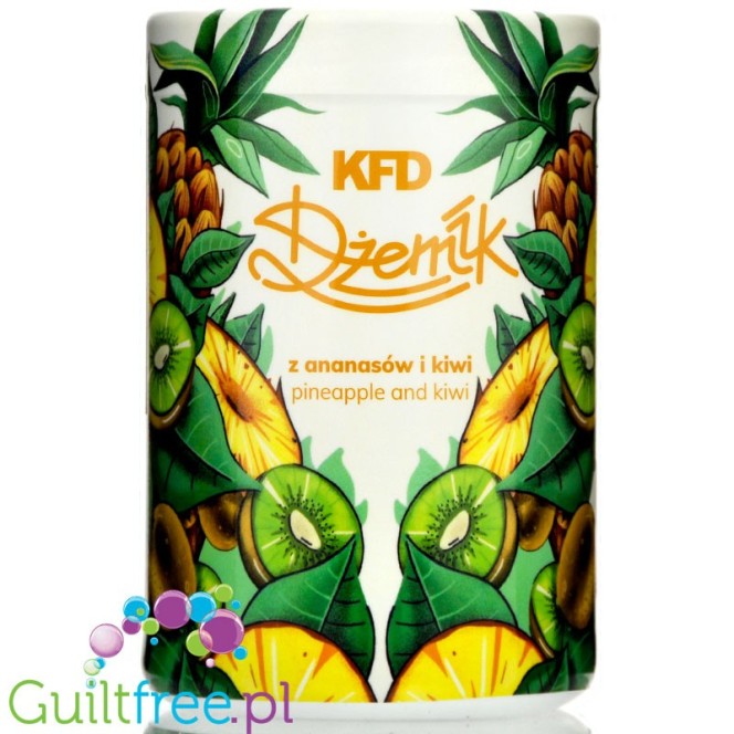 KFD Low calorie fruit jelly-spread, Pineapple & Kiwi